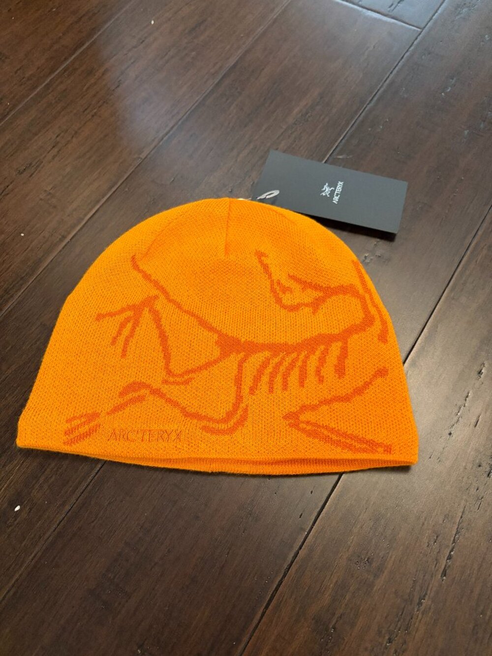 New Arc'teryx Bird Head Toque Beanie (FW25) Blaze/Copper Sky